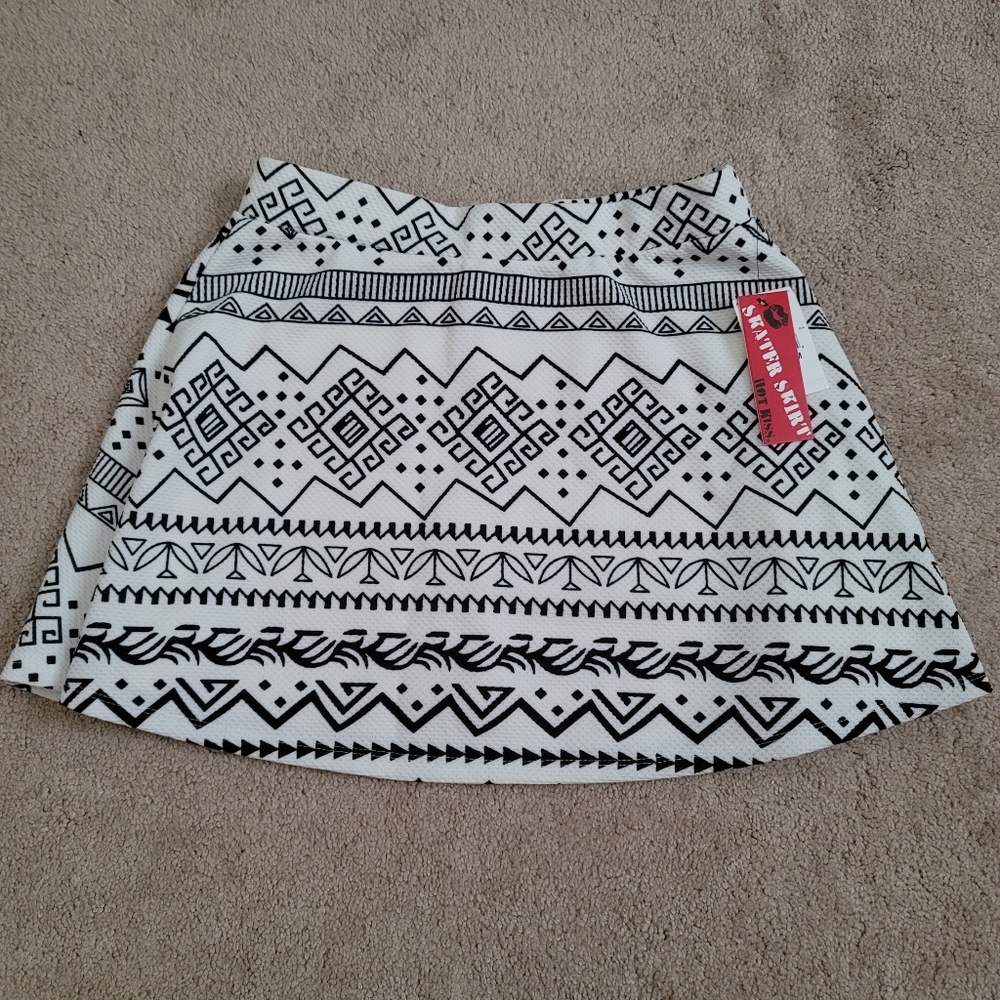 NWT Pattern Skater Circle Skirt